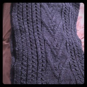 Black Knit infinity scarf from Maurices